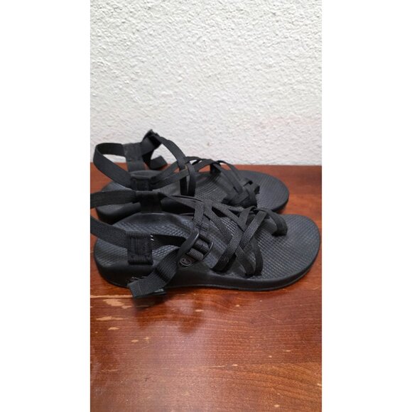 Chaco Women's ZX/2 Black Outdoor Sport Sandals Adjustable Straps Size 11 - Picture 3 of 7